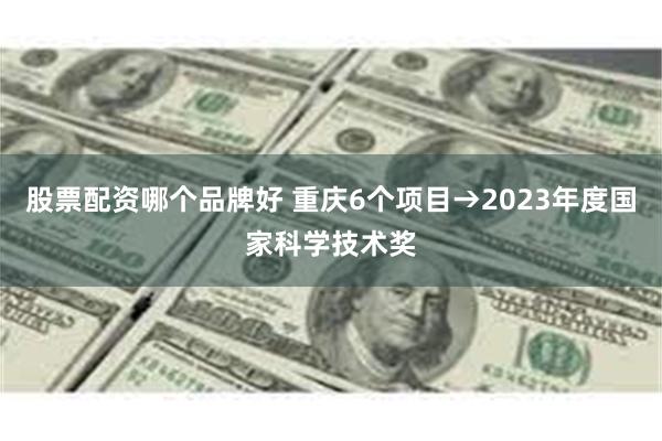 股票配资哪个品牌好 重庆6个项目→2023年度国家科学技术奖