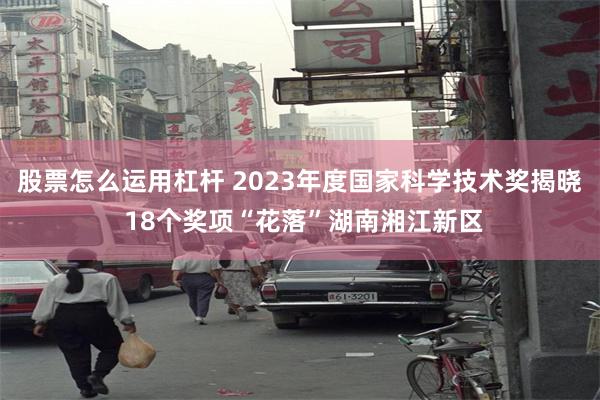 股票怎么运用杠杆 2023年度国家科学技术奖揭晓 18个奖项“花落”湖南湘江新区