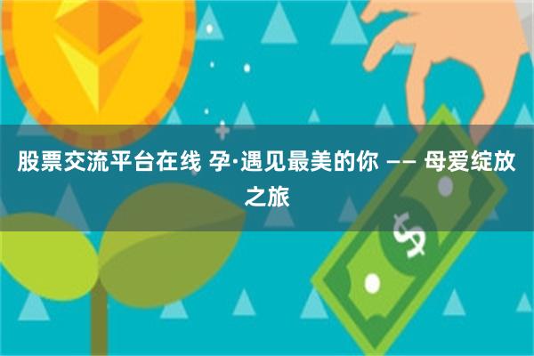 股票交流平台在线 孕·遇见最美的你 —— 母爱绽放之旅